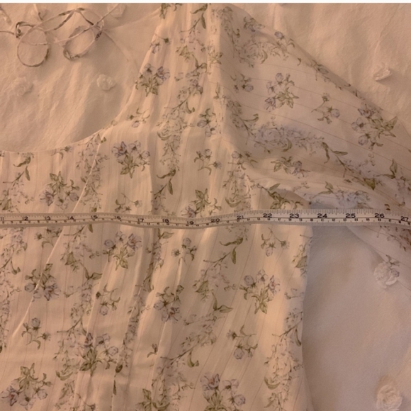 H&M x Brock Collection Lyocell Blend Floral Balloon Puff Sleeve Mini Dress XXL - Picture 10 of 15